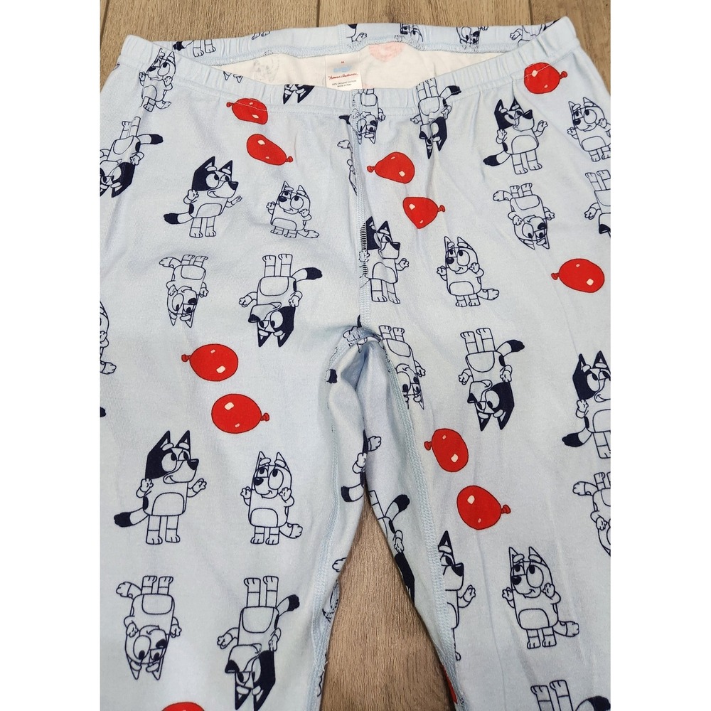 Bluey Hanna Andersson Organic Cotton Pajama Pants Keepy Uppy Womens Medium - Picture 3 of 6